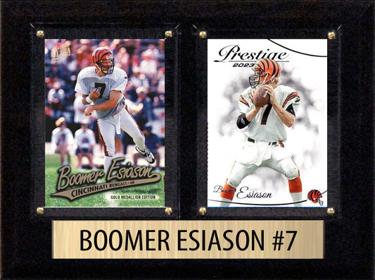 Boomer Esiason #7 2025 2024 2023 Donruss Score Panini Card Plaque 6x8 Cincinnati Bengals