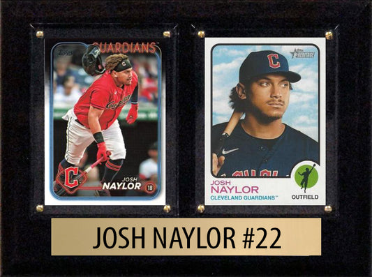 Josh Naylor 2024 Topps Bowman 2 Card Plaque 6x8