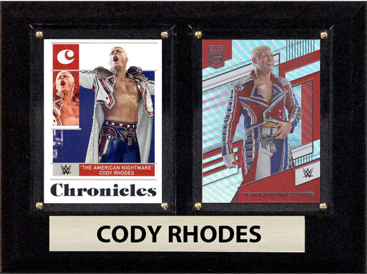 WWE Cody Rhodes Plaque The American Nightmare 2 Card Plaque 6x8
