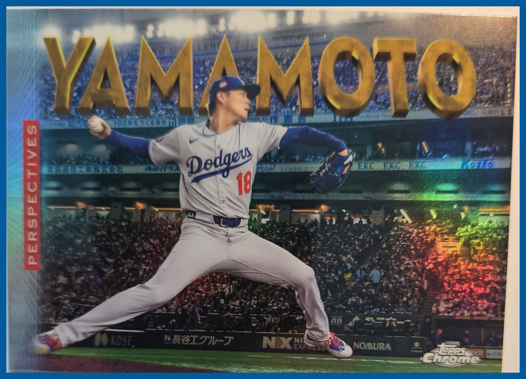 2026 Topps Chrome Perspectives Yoshinobu Yamamoto #P-4