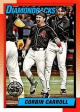 2025 Topps Series 1 1990 Topps Baseball Corbin Carroll #T90-45