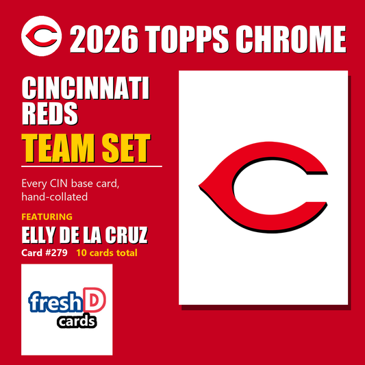 Cincinnati Reds 2026 Topps Chrome team set