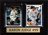 Aaron Judge New York Yankees 2024 2025 Topps Card Plaque 6x8