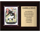 Darrelle Revis New York Jets Hall of Fame Stats Plaque 6x8 1 Card Prizm, Donruss, Score 2024 2025 2026