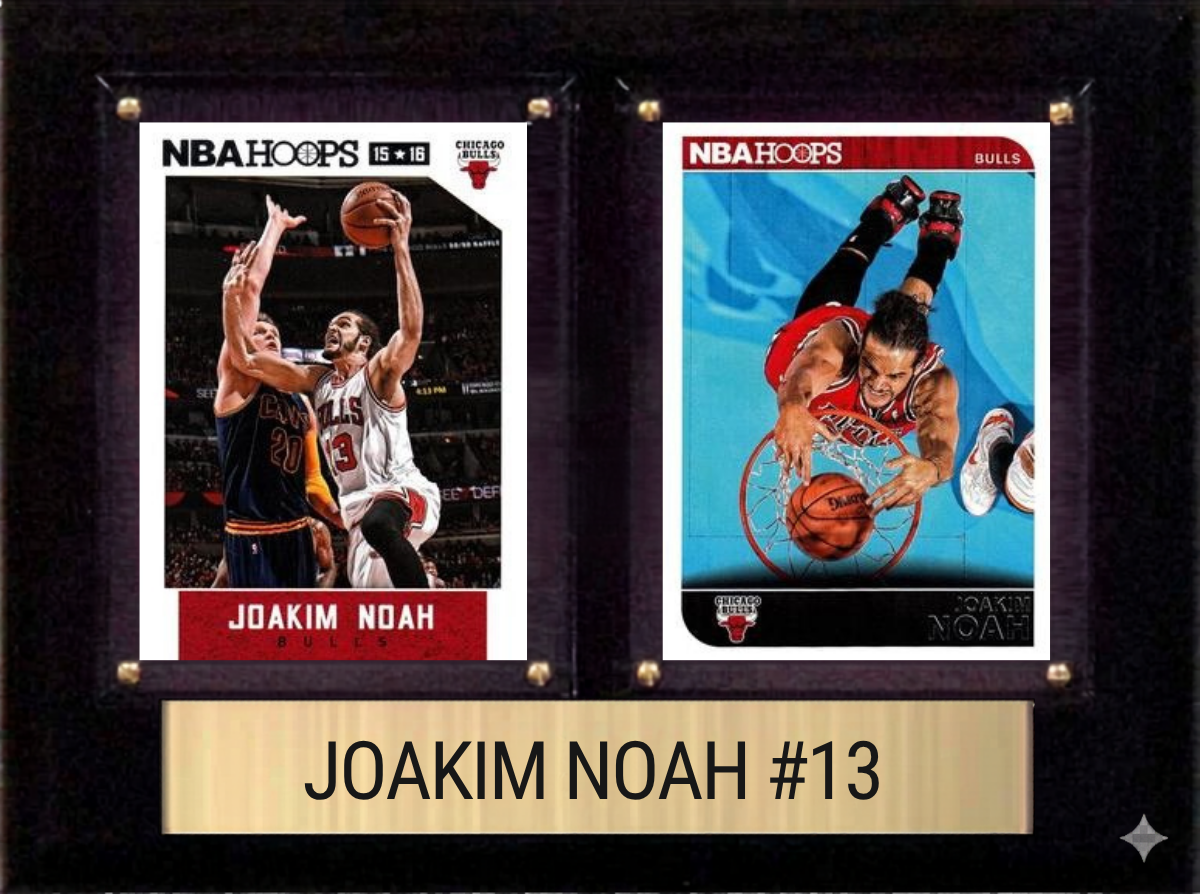 Custom 2-Card Fan Plaque — Your Player, Your Team