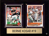 Bernie Kosar Cleveland Browns Fan Gift Plaque 6x8 2 Cards Prizm, Donruss, Score 2024 2025 2026
