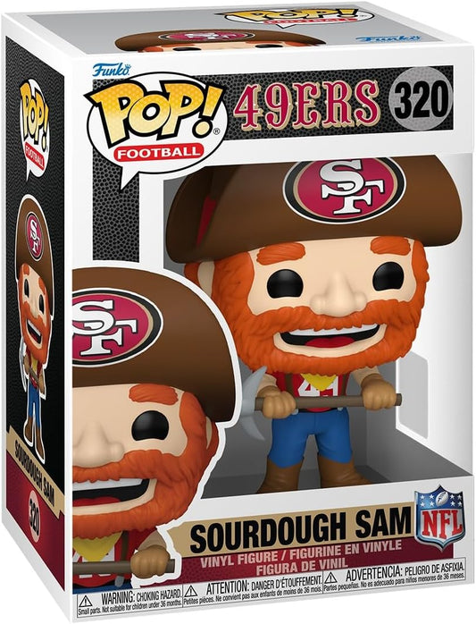 San Francisco 49ers Sourdough Sam Mascot #320 NFL Collectable Vinyl Figure Funko Pop - Gift Idea - Toys for Kids & Adults