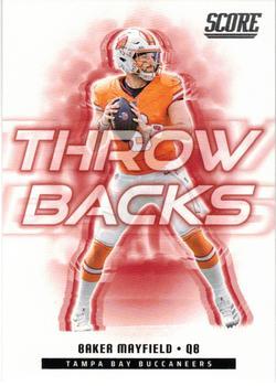 2025 Score Throwbacks Baker Mayfield #2