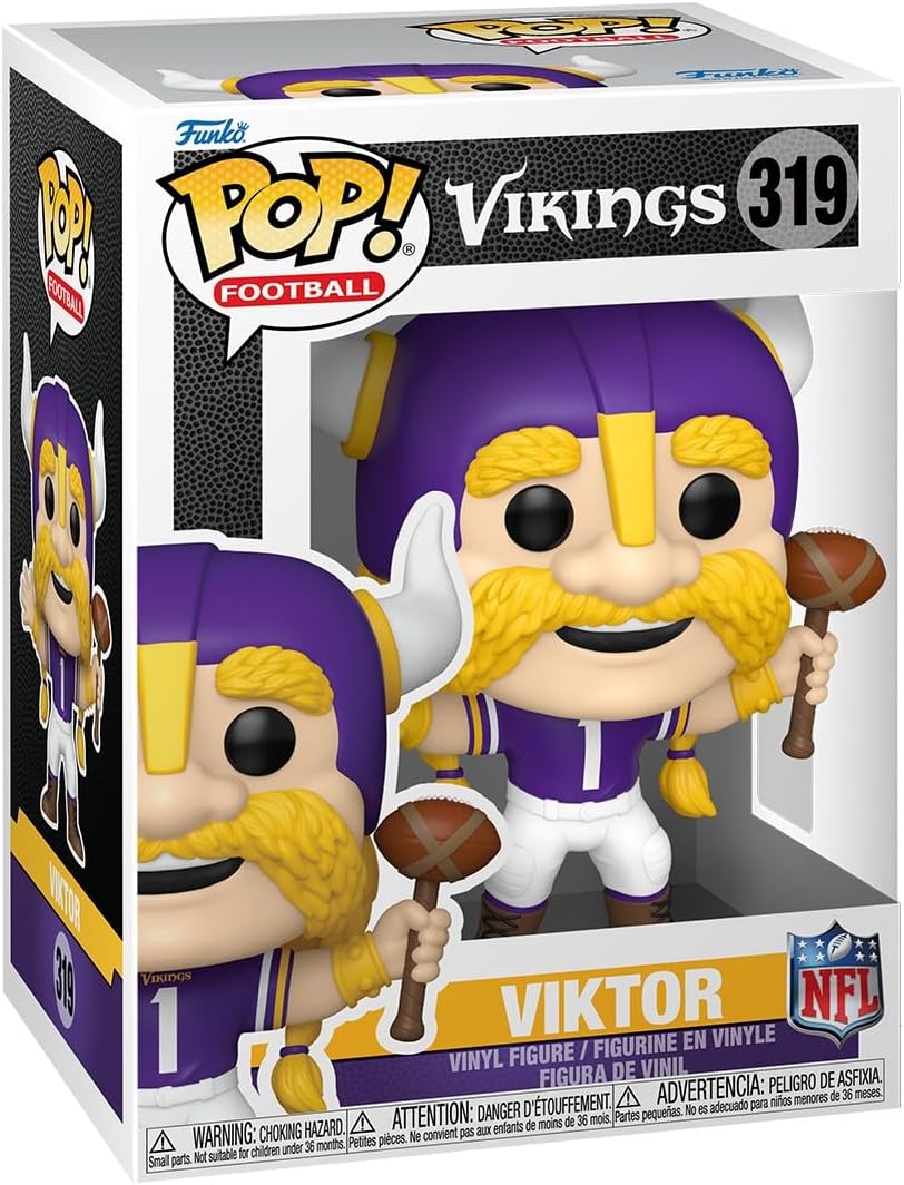 Minnesota Vikings Viktor Mascot #319 NFL Collectable Vinyl Figure Funko Pop - Gift Idea - Toys for Kids & Adults