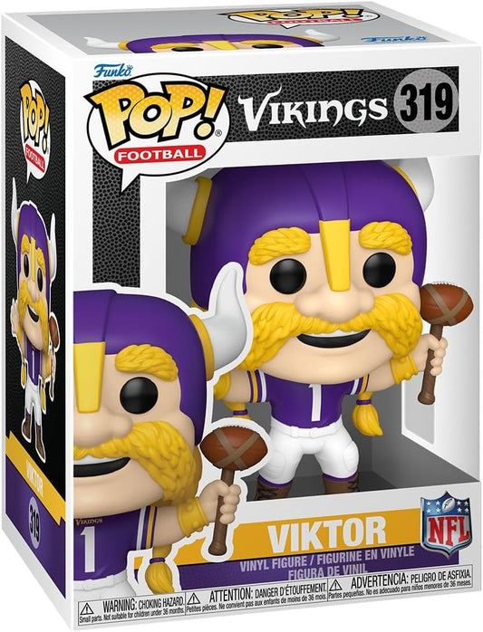 Minnesota Vikings Viktor Mascot #319 NFL Collectable Vinyl Figure Funko Pop - Gift Idea - Toys for Kids & Adults
