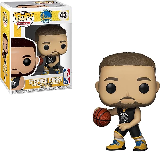 2024-25 Topps Chrome NBA Basketball Blaster Box + Steph Curry Funko Pop Warriors #43