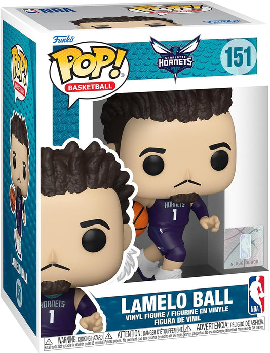 LaMelo Ball Charlotte Hornets -  #151 Collectable NBA Vinyl Figure Funko Pop - Gift Idea - Toys for Kids & Adults
