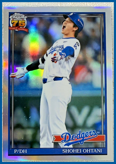 2026 Topps Chrome 1991 Topps Shohei Ohtani #91CB-1