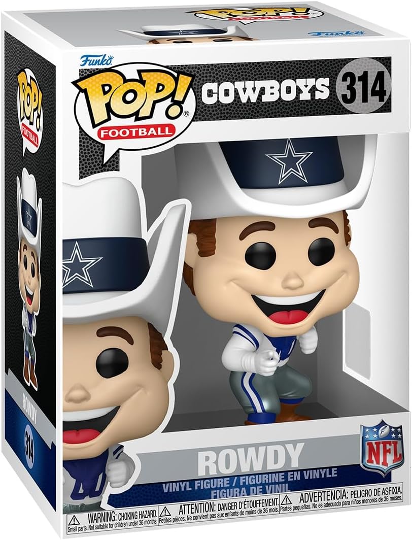 Dallas Cowboys Mascot Howdy #314 NFL Collectable Vinyl Figure Funko Pop - Gift Idea - Toys for Kids & Adults