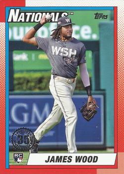 2025 Topps Series 1 1990 Topps Baseball James Wood #T90-39