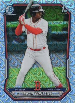 2026 Bowman Chrome Prospects Mega Box Mojo Refractor Justin Gonzales #BCP-141