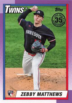 2025 Topps Series 1 1990 Topps Baseball Zebby Matthews #T90-74