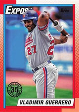 2025 Topps Series 1 1990 Topps Baseball Vladimir Guerrero #T90-48