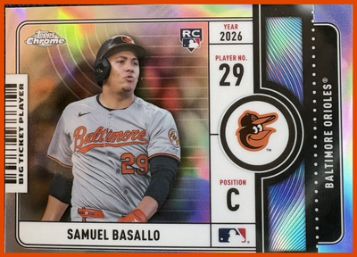 2026 Topps Chrome Big Ticket Players Samuel Basallo #BTP-25