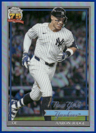 2026 Topps Chrome 1991 Topps Aaron Judge #91CB-2