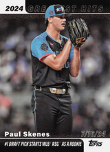 2025 Topps Series 1 2024 Greatest Hits Paul Skenes #GH-24