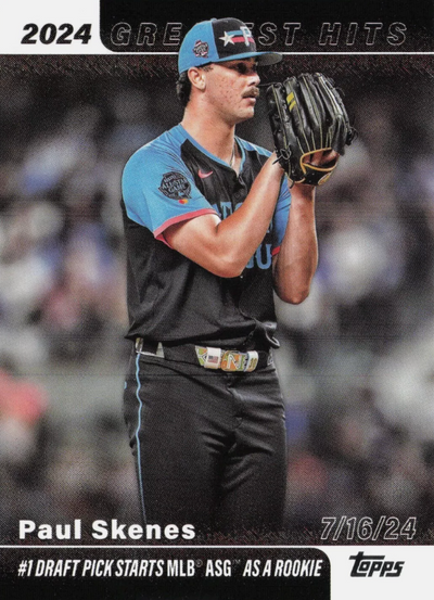 2025 Topps Series 1 2024 Greatest Hits Paul Skenes #GH-24