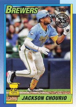 2025 Topps Series 1 1990 Topps Baseball Jackson Chourio #T90-37