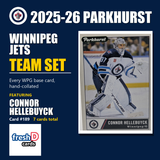 Winnipeg Jets - Kyle Connor & Connor Hellebuyck - 2025-26 Parkhurst Hockey (7-Card Team Set)