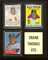 Frank Thomas 35 3 Card Plaque Topps Bowman 2023 2024 Chicago White Sox