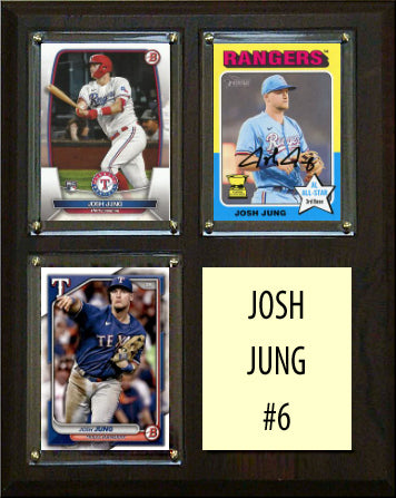 Josh Jung 3 Card plaque
