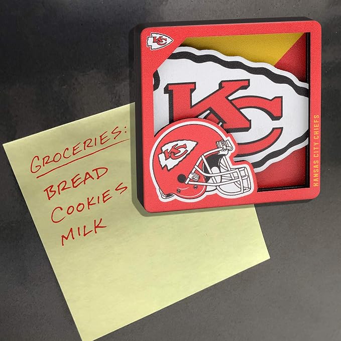 YouTheFan NFL 3D Logo Series Football Magnets - All Teams - GREAT GIFT