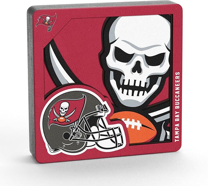 YouTheFan NFL 3D Logo Series Football Magnets - All Teams - GREAT GIFT