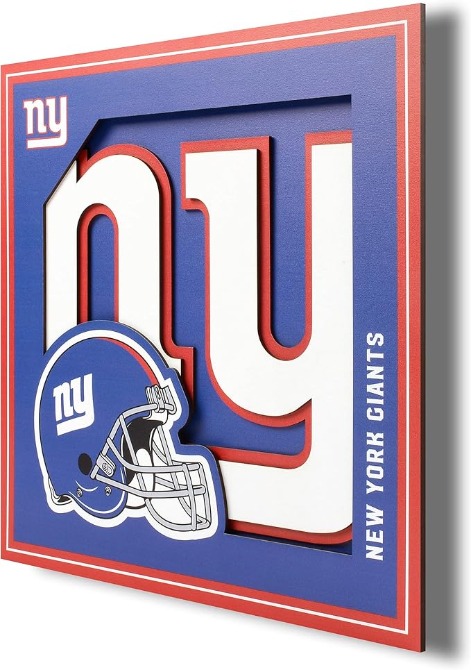 YouTheFan NFL 12x12 Logo Series Football Wall Art - All Teams - PERFECT GIFT
