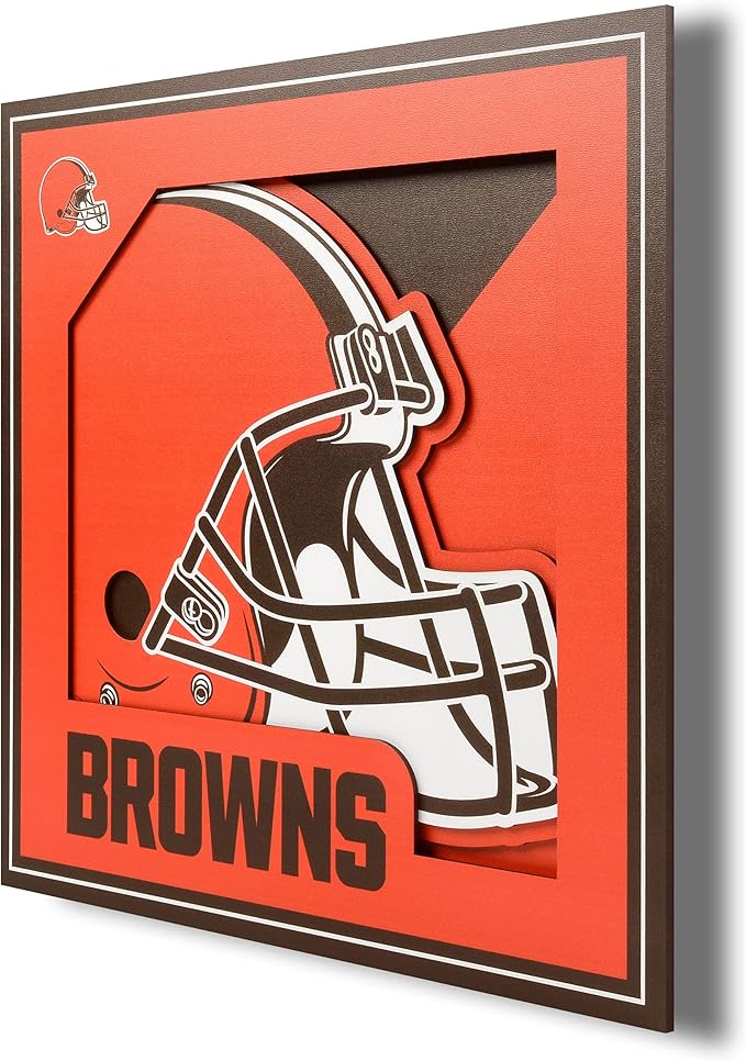YouTheFan NFL 12x12 Logo Series Football Wall Art - All Teams - PERFECT GIFT