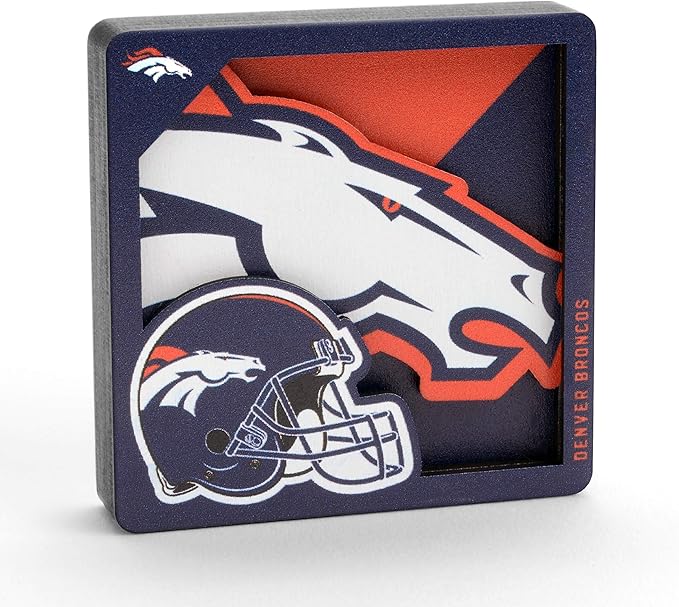 YouTheFan NFL 3D Logo Series Football Magnets - All Teams - GREAT GIFT