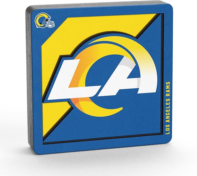 YouTheFan NFL 3D Logo Series Football Magnets - All Teams - GREAT GIFT