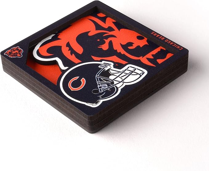 YouTheFan NFL 3D Logo Series Football Magnets - All Teams - GREAT GIFT