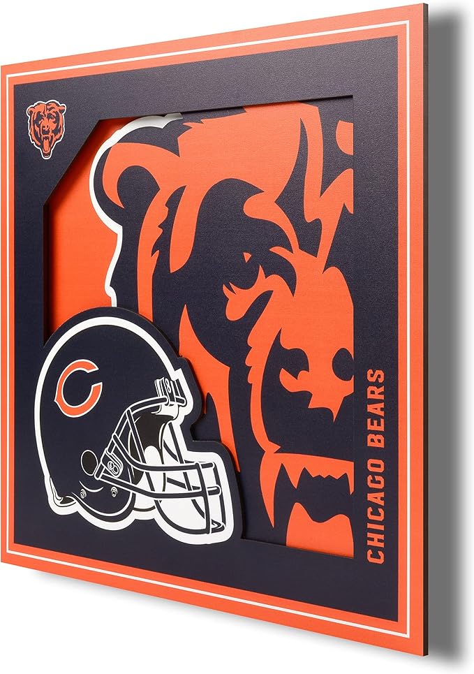 YouTheFan NFL 12x12 Logo Series Football Wall Art - All Teams - PERFECT GIFT