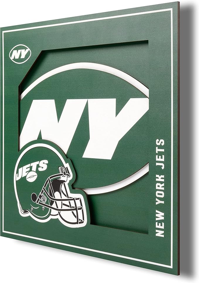 YouTheFan NFL 12x12 Logo Series Football Wall Art - All Teams - PERFECT GIFT