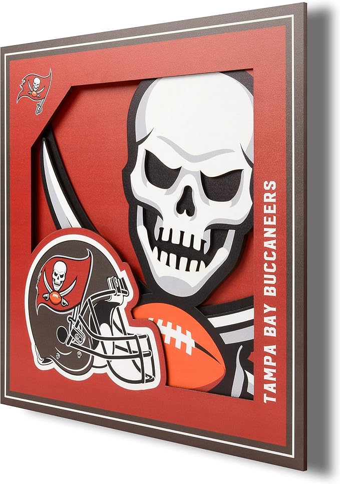 YouTheFan NFL 12x12 Logo Series Football Wall Art - All Teams - PERFECT GIFT