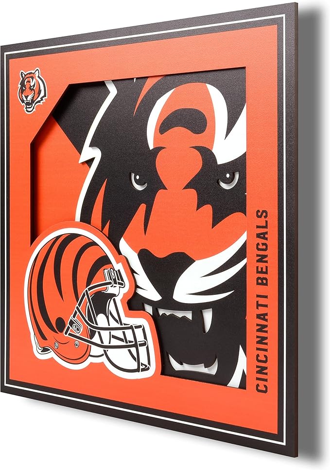 YouTheFan NFL 12x12 Logo Series Football Wall Art - All Teams - PERFECT GIFT