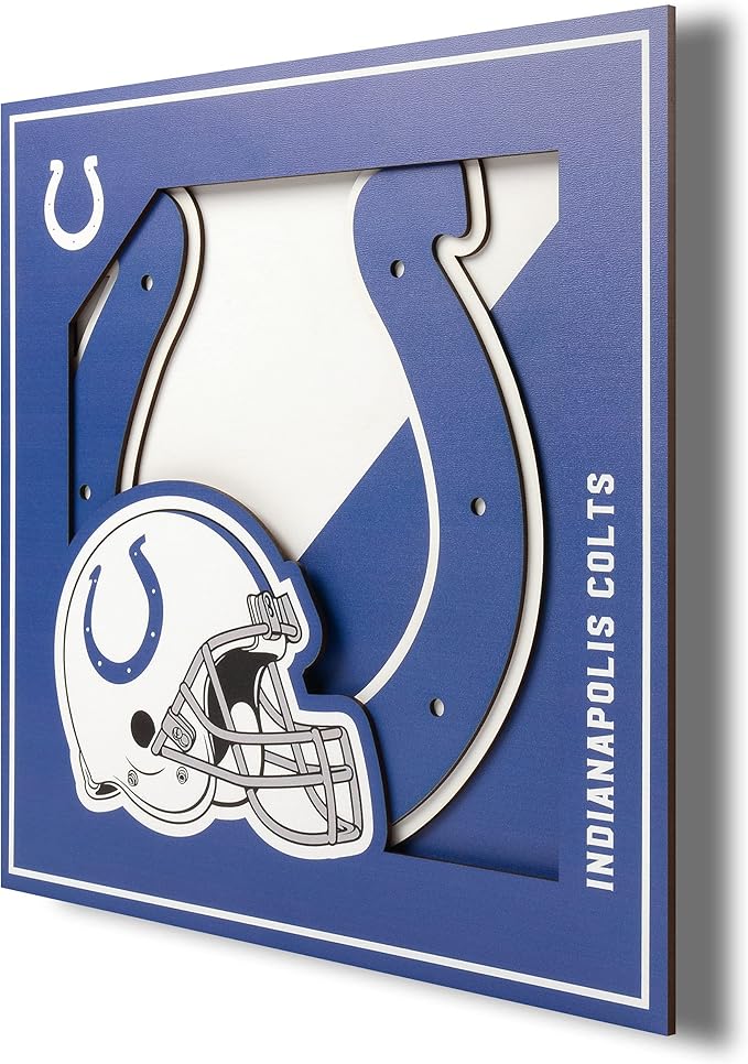 YouTheFan NFL 12x12 Logo Series Football Wall Art - All Teams - PERFECT GIFT