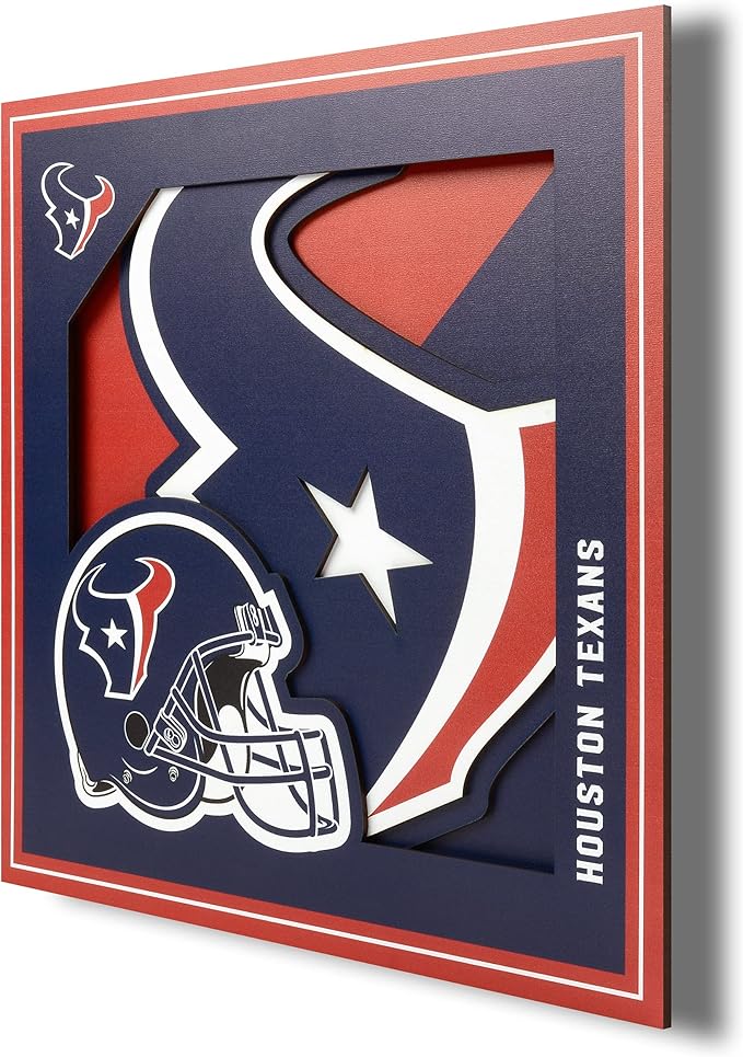 YouTheFan NFL 12x12 Logo Series Football Wall Art - All Teams - PERFECT GIFT
