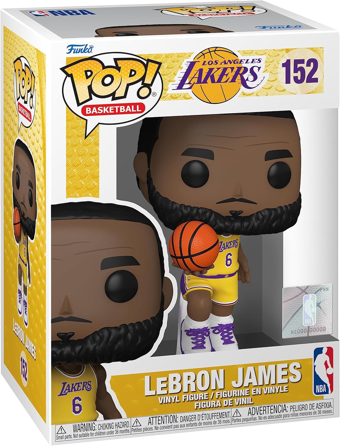 Lebron James Los Angeles Lakers #152 Collectable Vinyl Figure Funko Pop - Gift Idea - Toys for Kids & Adults