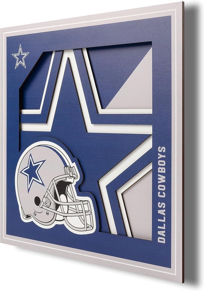 YouTheFan NFL 12x12 Logo Series Football Wall Art - All Teams - PERFECT GIFT