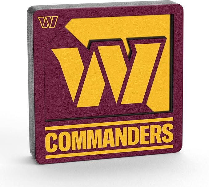 YouTheFan NFL 3D Logo Series Football Magnets - All Teams - GREAT GIFT
