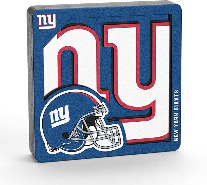 YouTheFan NFL 3D Logo Series Football Magnets - All Teams - GREAT GIFT