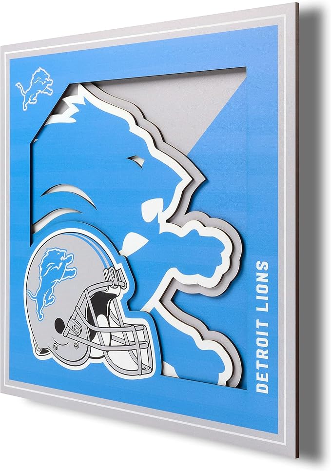 YouTheFan NFL 12x12 Logo Series Football Wall Art - All Teams - PERFECT GIFT