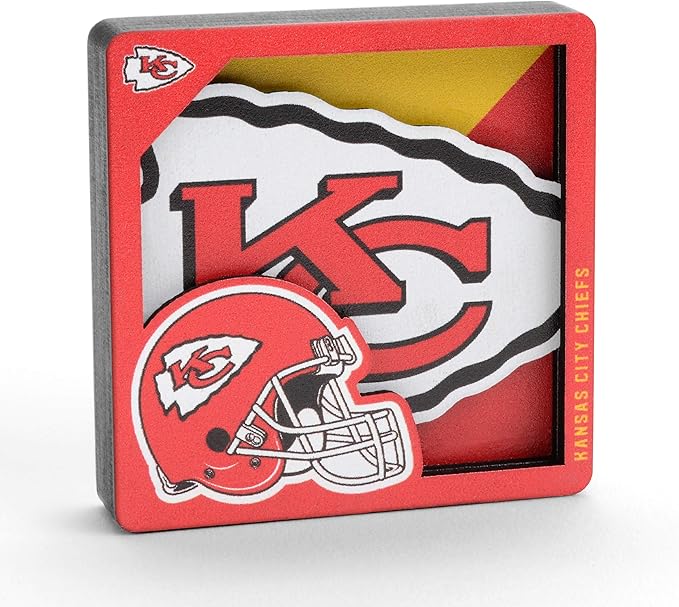 YouTheFan NFL 3D Logo Series Football Magnets - All Teams - GREAT GIFT