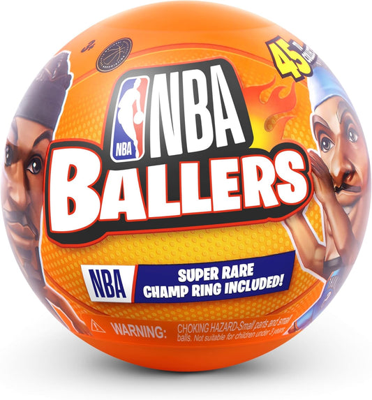 NBA Ballers Series 2 by ZURU - 2 Capsules - NBA Collectible, Surprise Unboxing Basketball Collectible Sports Toy for Boys, Ages 3 and up